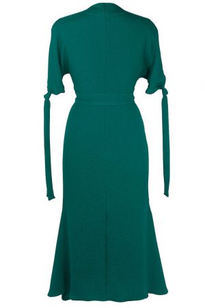 Kate Middleton Wears Teal Green Dress By Edeline Lee for Fashion Award