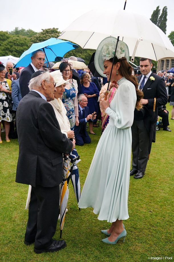 Kate Middleton Stuns at 2022 Garden Party in Mint Green Dress