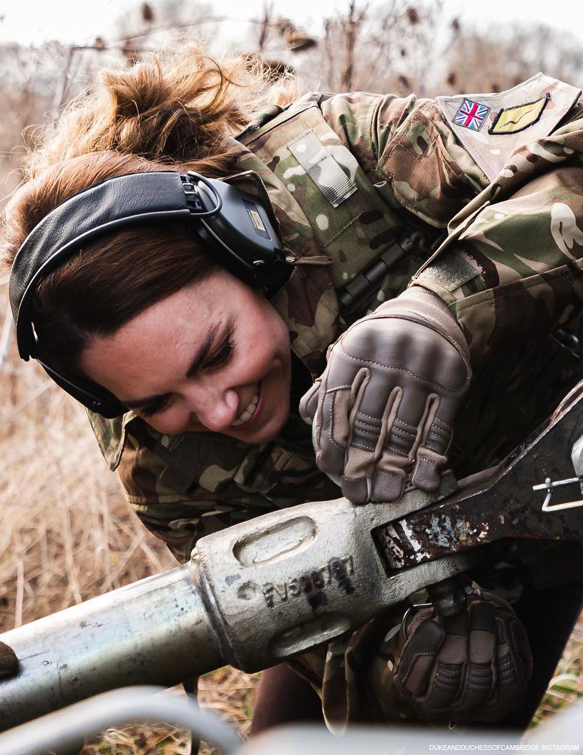 Duchess of Camouflage: Kate Middleton wears military uniform in photos  marking Armed Forces Day