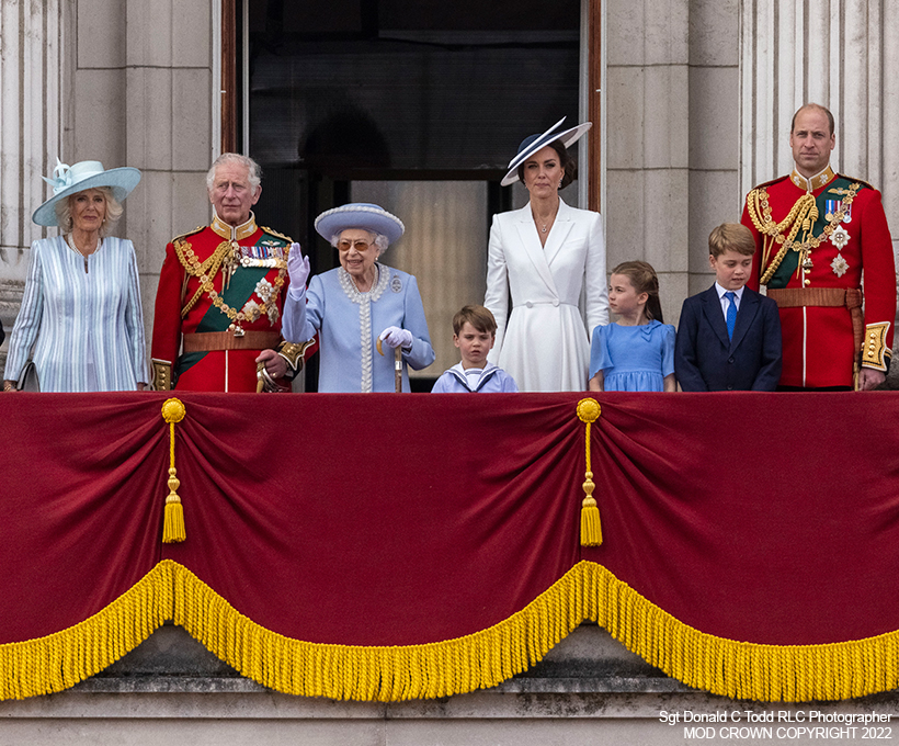 Kate Middleton and the royals at HM Queen Elizabeth II's Jubilee