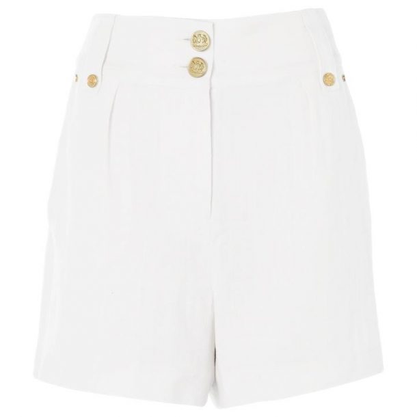 Kate Middleton's Shorts by Holland Cooper in Cream High-Waisted