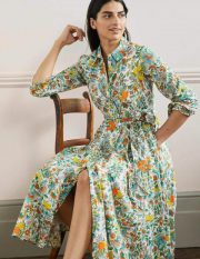 boden viola maxi shirt dress