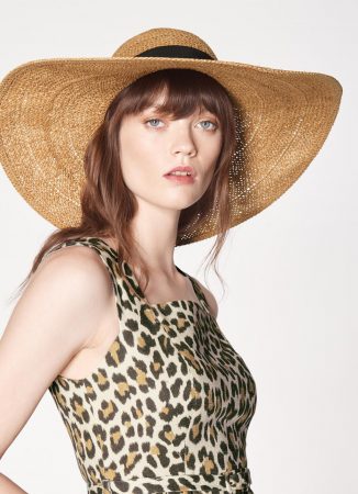 Kate Middleton's Sun Hat - L.K. Bennett Saffron Hat with Black Band