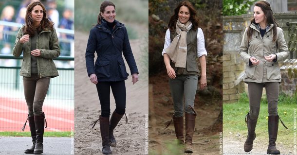 Kate Middleton's Penelope Chilvers Long Tassel Boots in Conker Brown