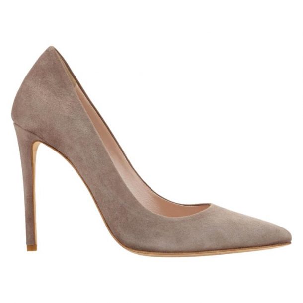Camila - Red Faux Suede Open Toe Cutout Stiletto - 3.5 inch Heels - Burju  Shoes