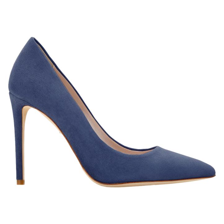 Kate Middleton's Emmy London Rebecca Court Shoes in Riviera Blue Suede