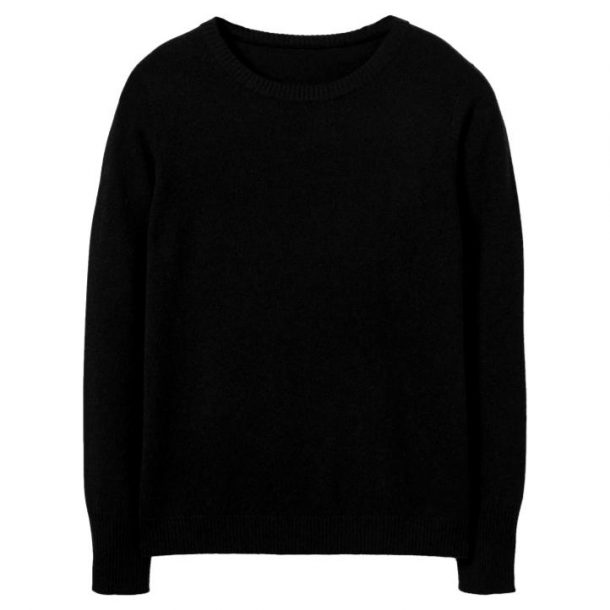 Kate Middleton's Boden Cashmere Crew Neck Jumper in Black