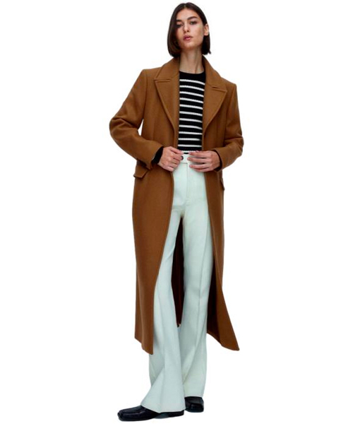camel coat by Massimo Dutti