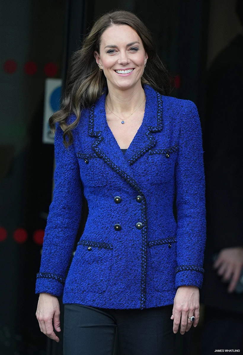 Kate Middleton wows in blue Chanel blazer at Coach Core event