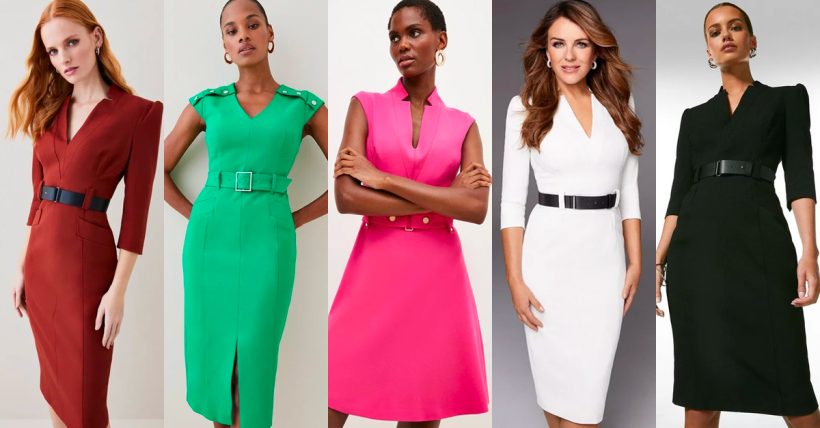 The Karen Millen Forever dress in different iterations 