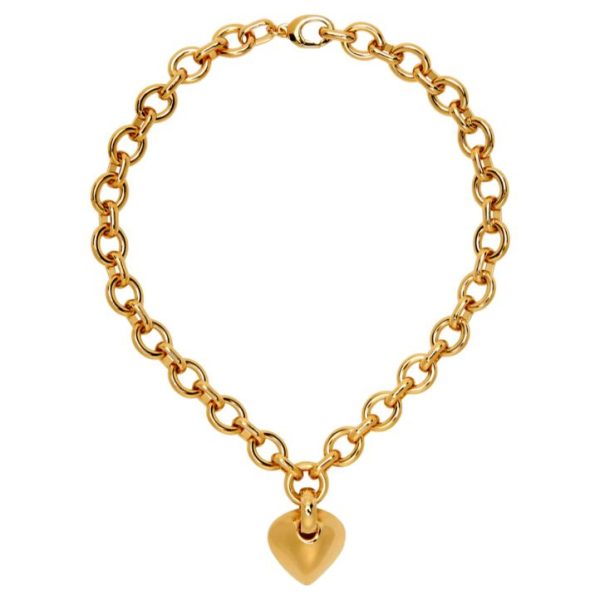 Kate Middleton's Laura Lombardi Heart Pendant Gold Chain Luisa Necklace