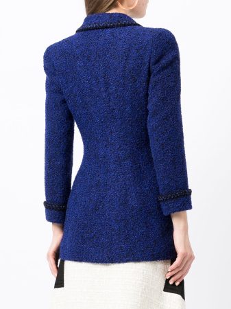 Kate Middleton's Vintage Chanel 1995 Blue Tweed Jacket