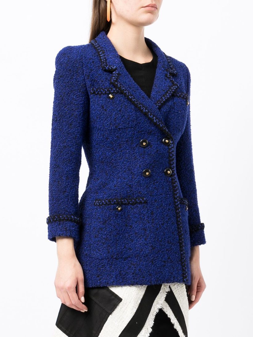 Kate Middleton's Vintage Chanel 1995 Blue Tweed Jacket