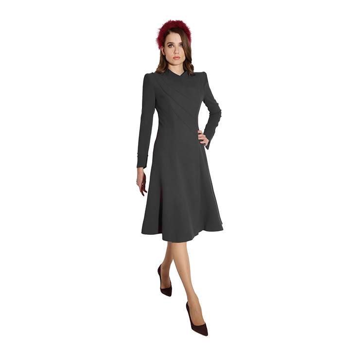 Catherine Walker Evie Coat Dress in Black