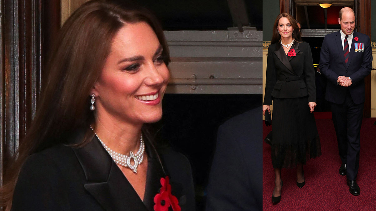 Kate Middleton in familiar Self Portrait dress for the 2022 Festival of