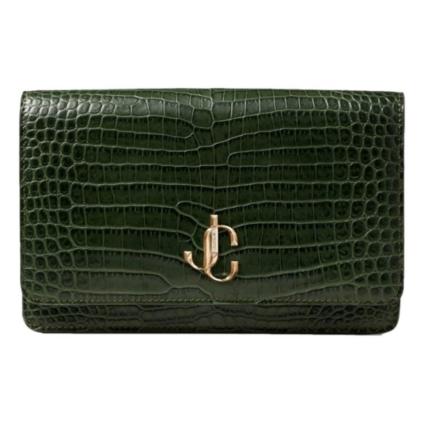 Mulberry green croc online purse