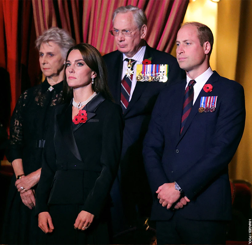Kate Middleton in familiar Self Portrait dress for the 2022 Festival of  Remembrance
