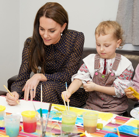 Kate Middleton's Outfit at the Ukrainian Cultural Centre Today