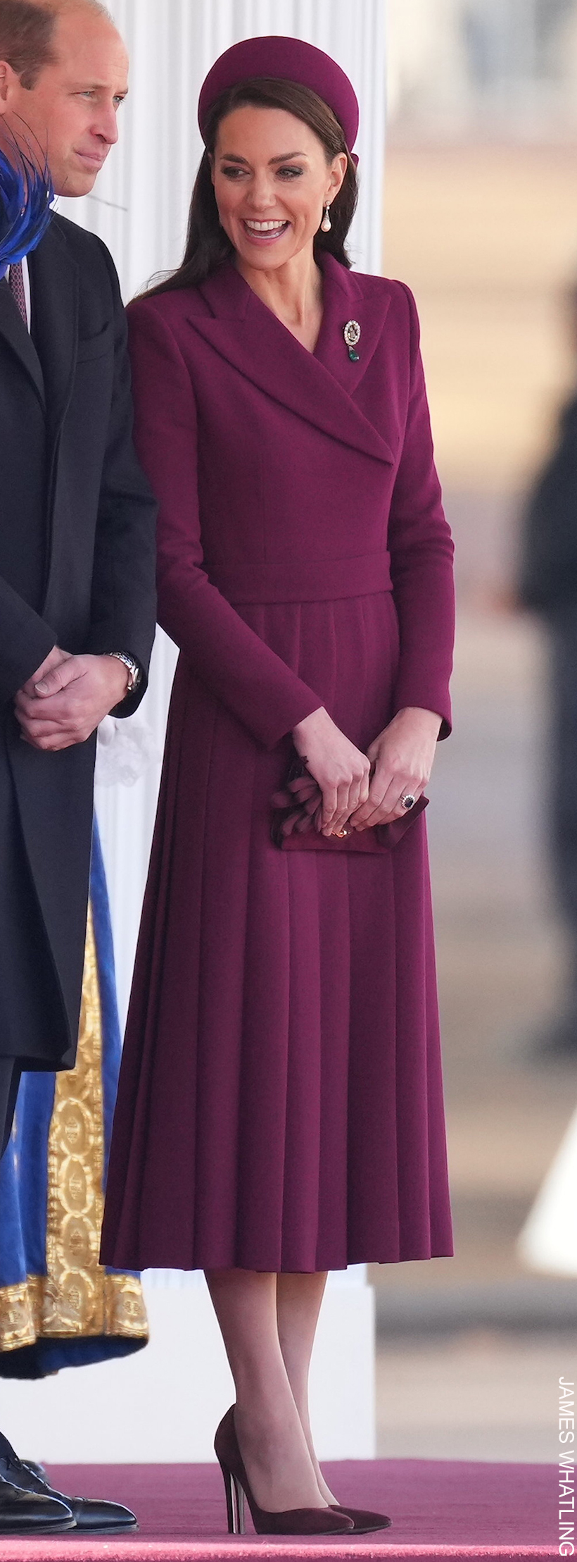 Princess in Purple! Kate Middleton Wears Go-To Designer Emilia Wickstead For South African State Visit