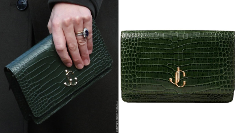 Strathberry Multrees Chain Wallet in Navy Embossed Croc - Kate Middleton  Bags - Kate's Closet