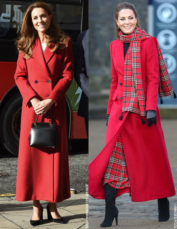 Kate Middleton Cheers The England Rugby Team In Red Outfit
