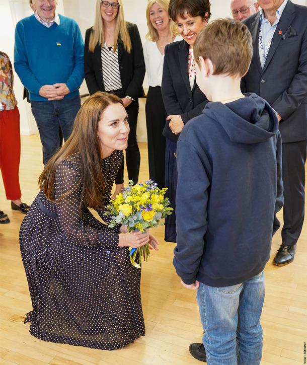 Kate Middleton's Outfit at the Ukrainian Cultural Centre Today