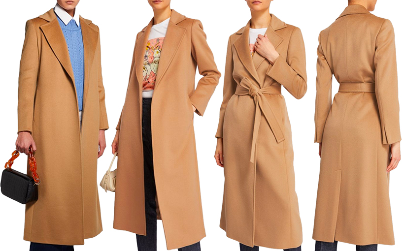 MAX&Co 'Longrun' Wool Coat in Camel - Kate Middleton Outerwear