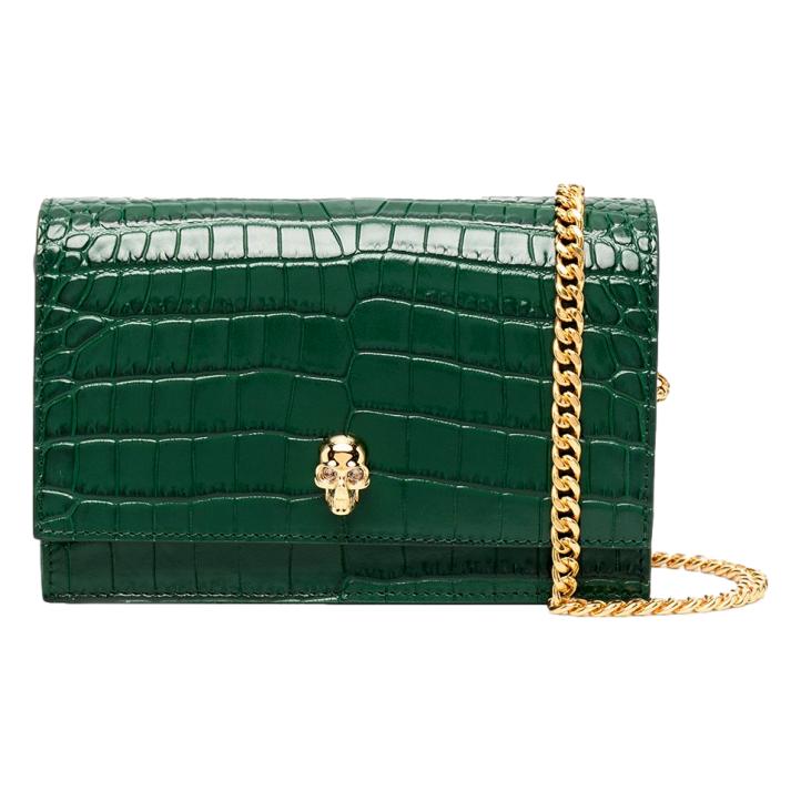 Kate Middleton's Jimmy Choo 'Palace' Clutch in Green Croc