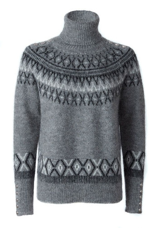 Kate Middleton's Fair Isle Cream Roll-Neck Sweater by Holland Cooper