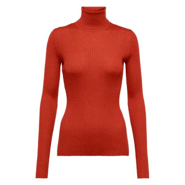 Gabriela Hearst Peppe Cashmere & Silk Sweater, Spice Orange/Red