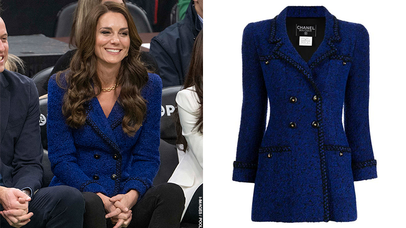 Kate Middleton's Chic Vintage Chanel Jacket at Boston NBA Game