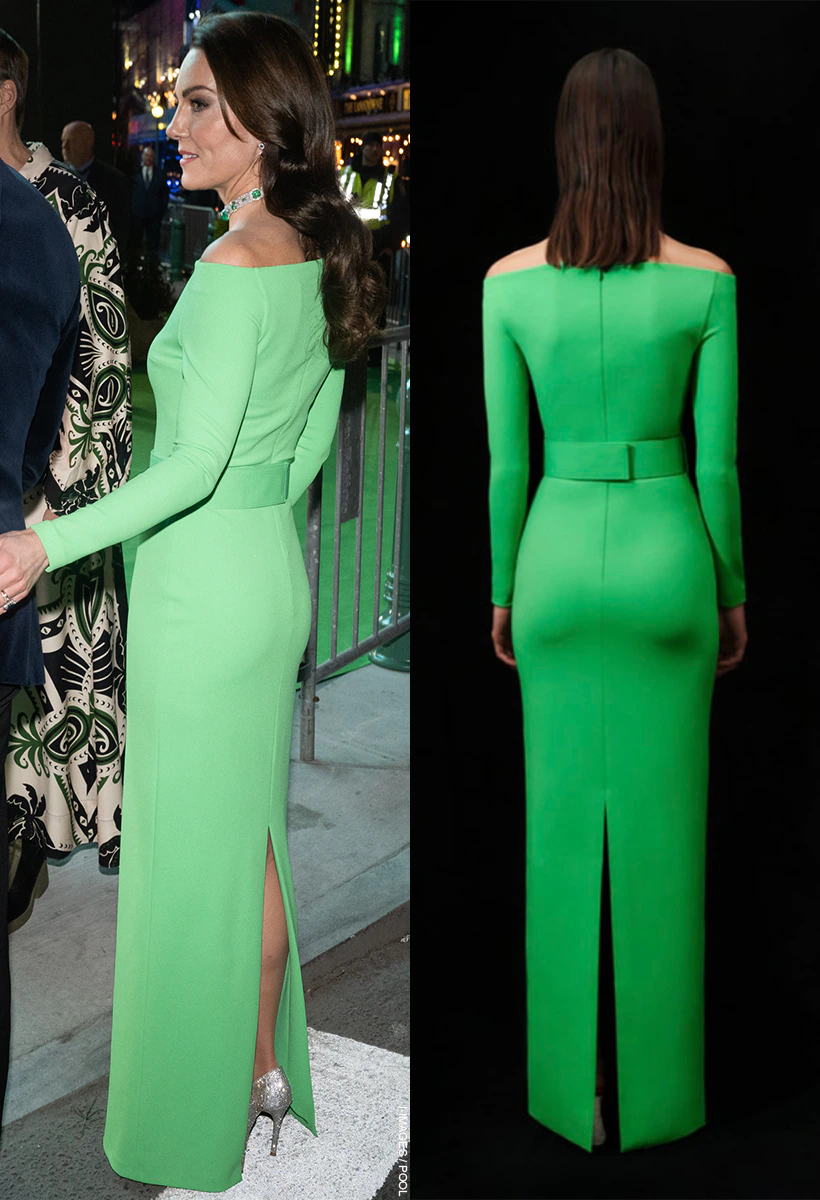 Kate Middleton Wears Green Solace London Gown for Earthshot Prize Awards  Ceremony in Boston, Photos