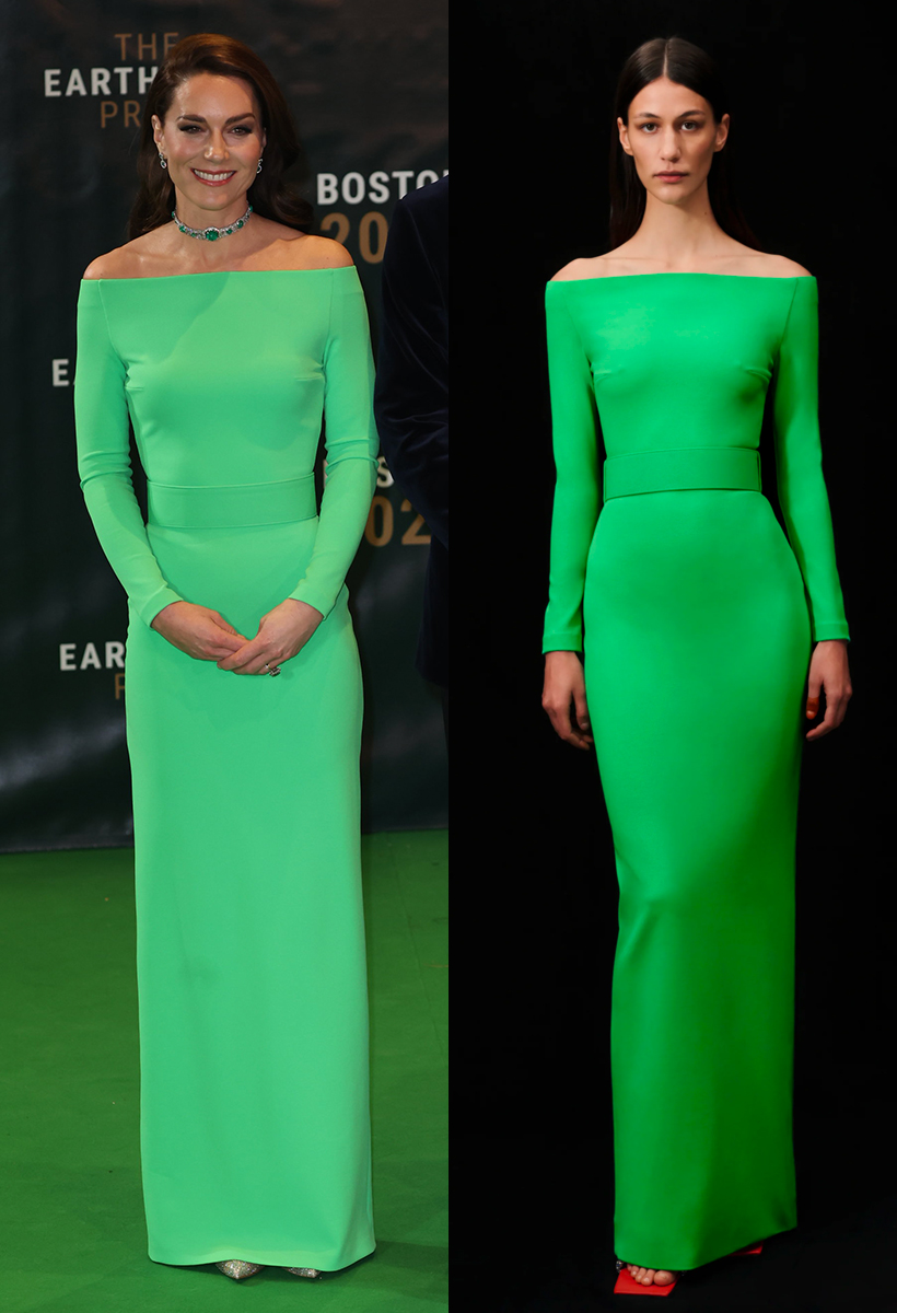 Kate middleton clearance green dress 2019