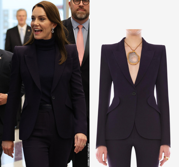 Kate Middleton arrives in Boston wearing a suit! Princess kicks off ...
