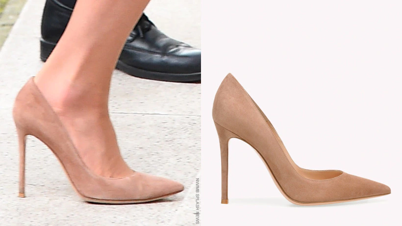 Kate Middleton's Gianvito Rossi 105 Pumps in Praline Suede