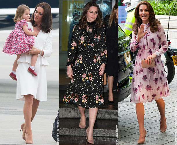 Kate Middleton's Gianvito Rossi 105 Pumps in Praline Suede