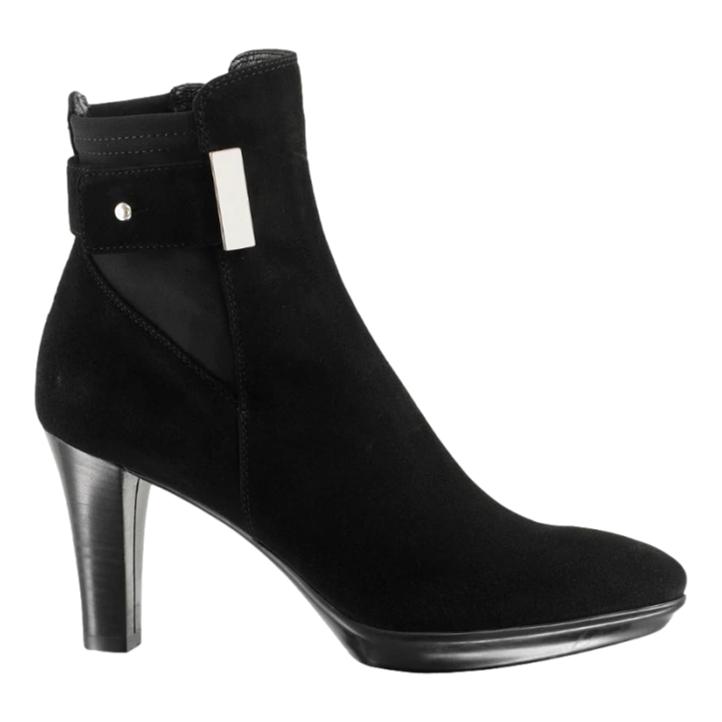 Aquatalia ‘Ruby Dry’ Ankle Boots in Black Suede