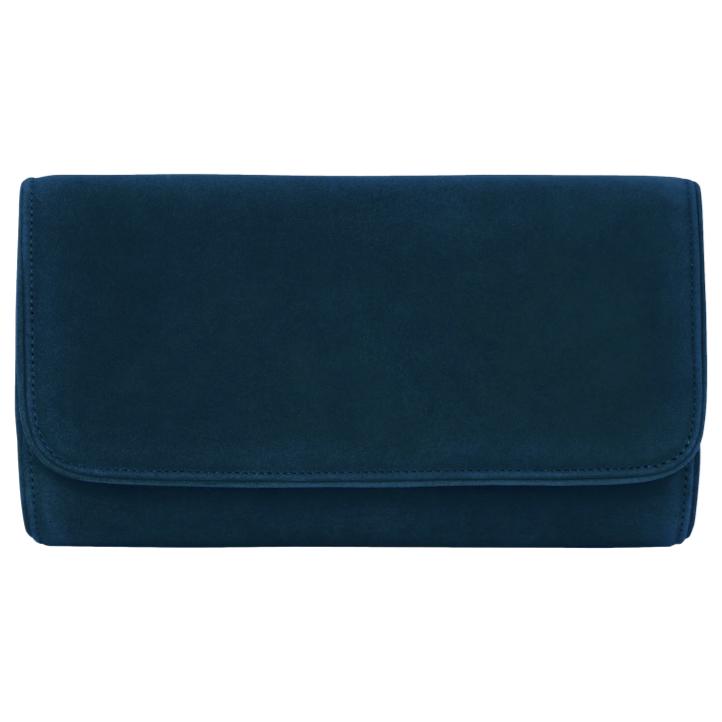 Emmy London Natasha Clutch in ‘Lake’ Teal Blue