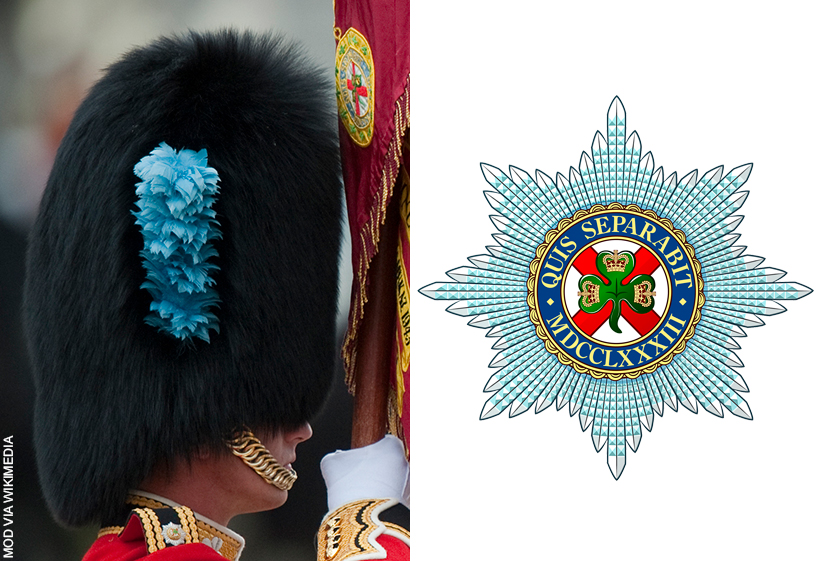 Irish Guards "Irish Blue".