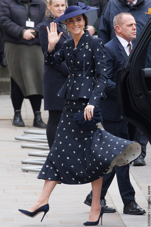 Kate Middleton wearing skirt suits