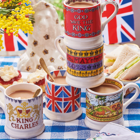 Emma Bridgewater King Charles Half Pint Mugs