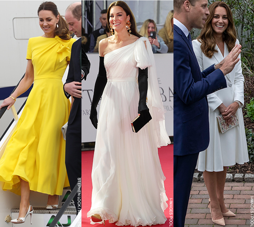 Kate Middleton wearing Aquazzura pumps