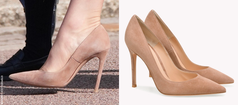 Gianvito Rossi 105 Praline Suede