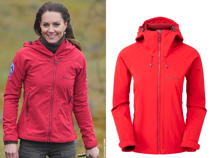 Kate Middleton's soft shell jacket