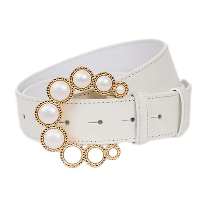 Kate Middleton's white pearl belt