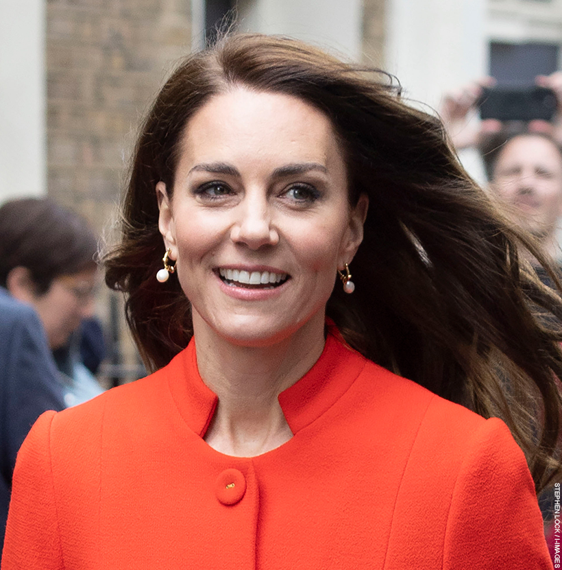 Kate Middleton s Maria Black Cha Cha Mother of Pearl Drop Single