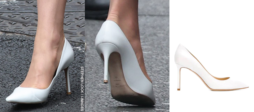 Kate Middleton's white jimmy choo shoes