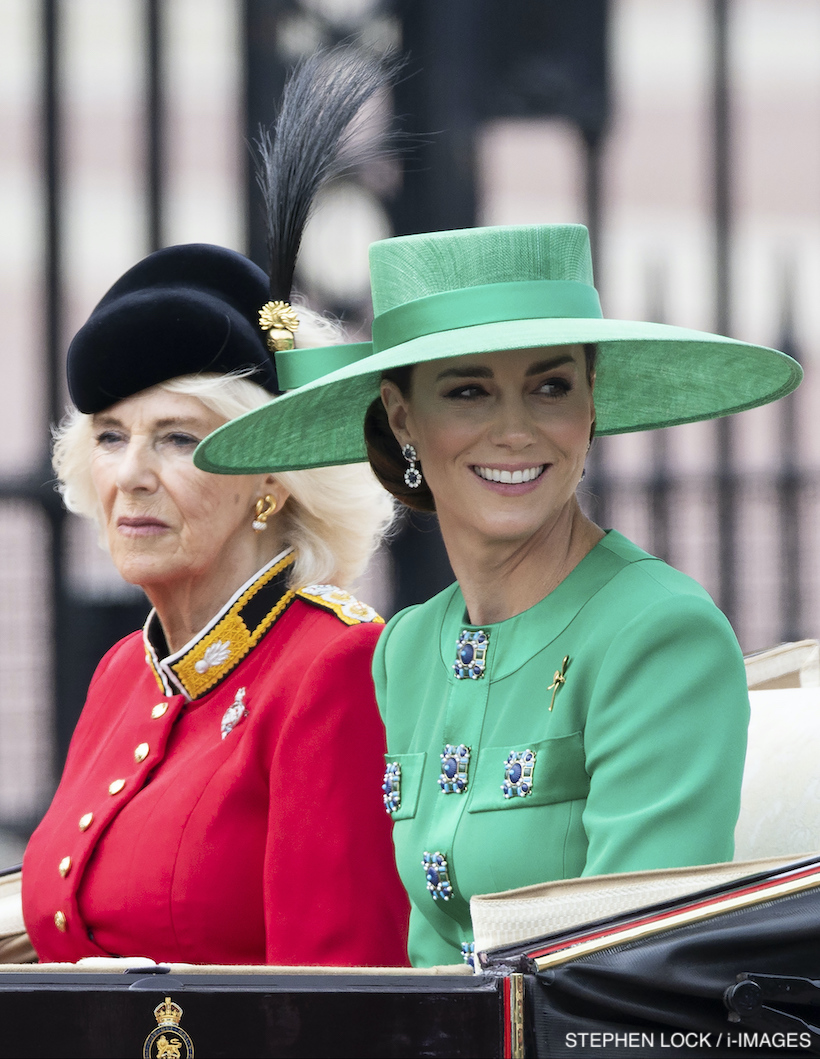 Kate Middleton and Queen Camilla at Trooping The Colour