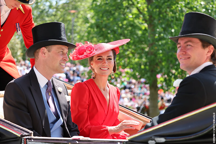 William and Kate join the Queen at Royal Ascot