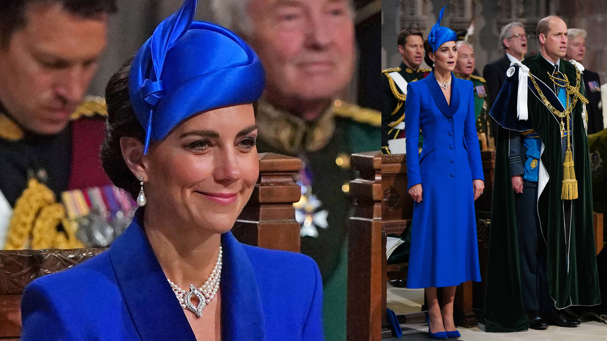 Kate Middleton (Predictably) Opts For Blue At 'Scottish Coronation'